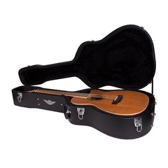 Crossfire Standard Shaped 12-String Acoustic Guitar Hard Case (Black)
