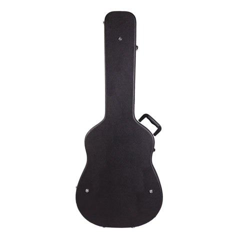 Crossfire Standard Shaped Dreadnought Acoustic Guitar Hard Case (Black)-XFC-A-BLK
