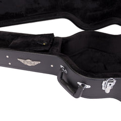 Crossfire Standard Shaped Parlour Guitar Hard Case (Black)