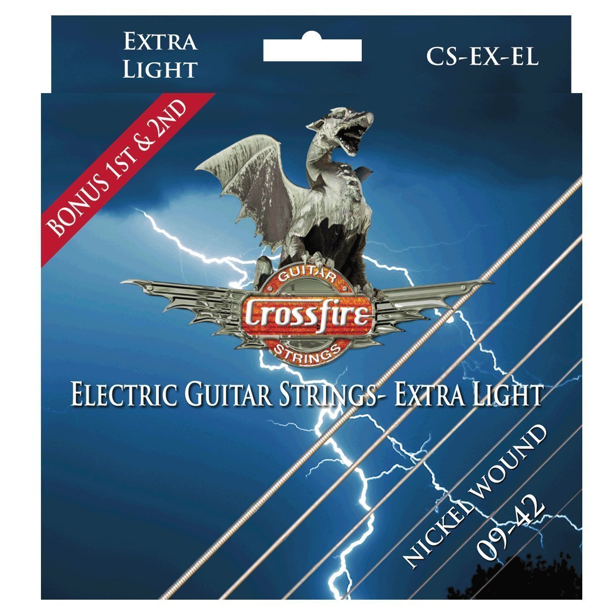Crossfire Super Light Electric Guitar Strings (9-42)-CS-EX-EL