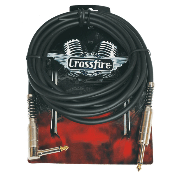 Crosssfire 10' / 3 Metre Instrument Cable with Straight-Angle Metal Jacks-CGC-MP2-10L