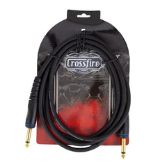 Crosssfire 6' / 2 Metre Instrument Cable with Straight Moulded Jacks-CGC-PP2-6