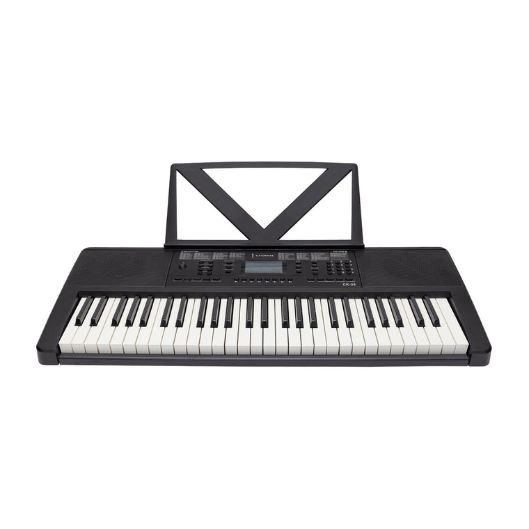 Crown CK-25 Multi-Function 54-Key Electronic Portable Keyboard (Black)