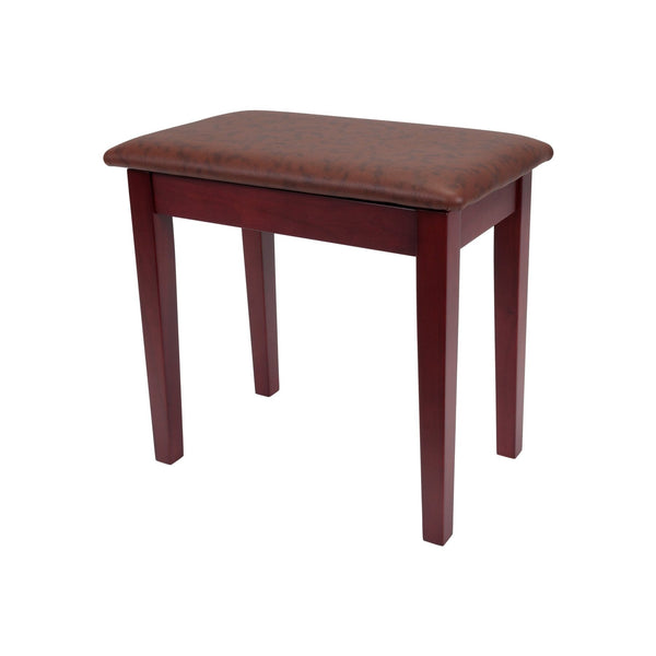 Crown Compact Piano Stool with Storage Compartment (Mahogany)-CPS-2S-MAH