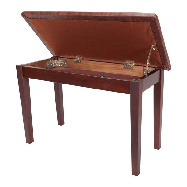 Crown Standard Duet Piano Stool with Storage Compartment (Walnut)-CPS-1C-WAL