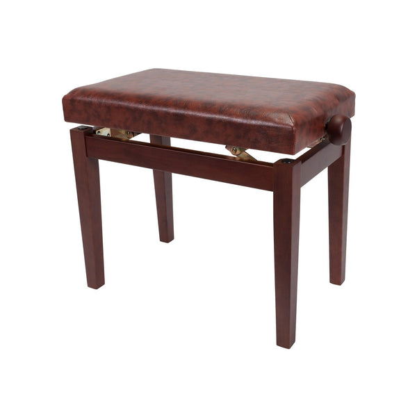 Crown Standard Height Adjustable Piano Stool (Walnut)-CPS-3A-WAL