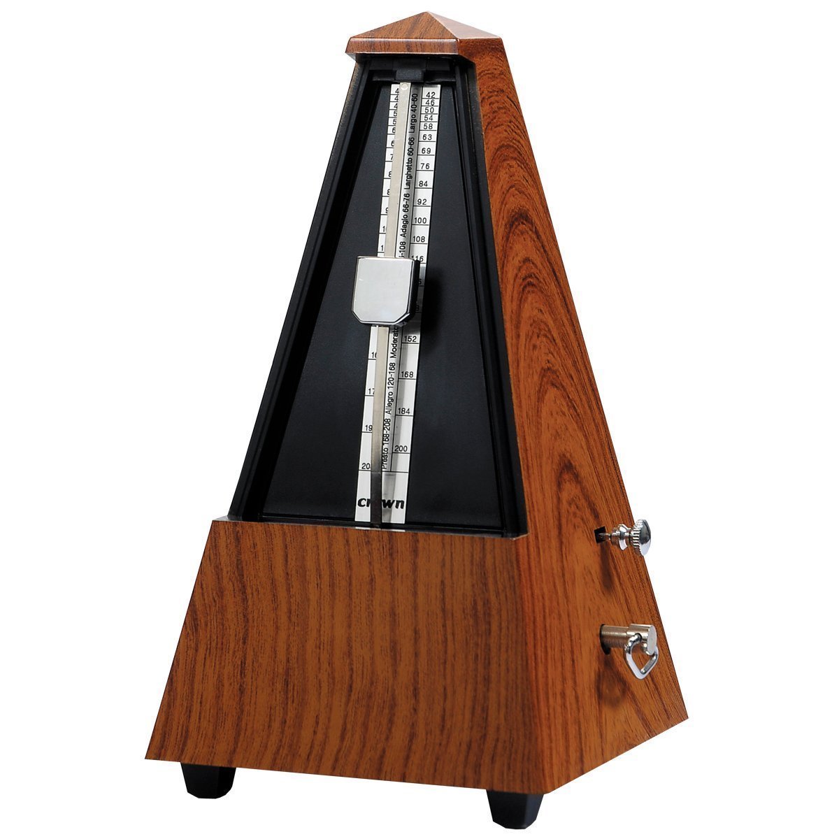 Crown Traditional Metronome (Light Teak Wood Look Finish)-CM-28-LTK