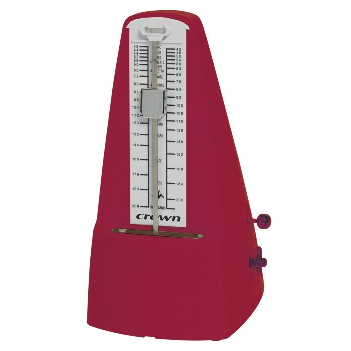 Crown Traditional Metronome (Red)-CM-18-RED