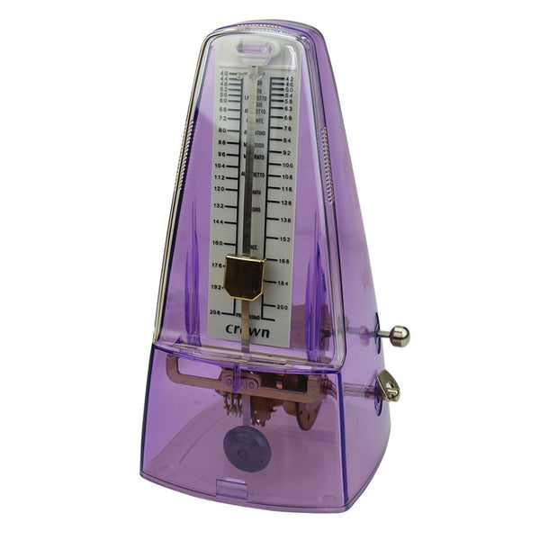 Crown Traditional Metronome (Transparent Purple)-CMT-19-LPU