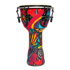 Drumfire 10" Tuneable Synthetic Head Djembe (Multicolour)-DFP-D1062-MUC