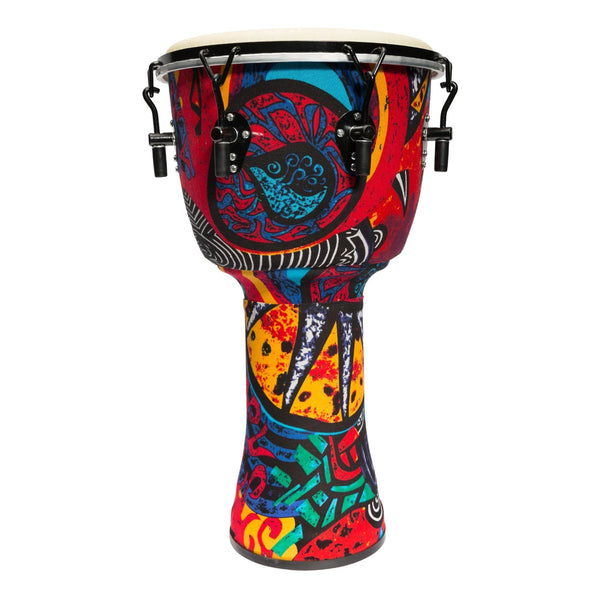 Drumfire 12" Tuneable Synthetic Head Djembe (Multicolour)-DFP-D1262-MUC