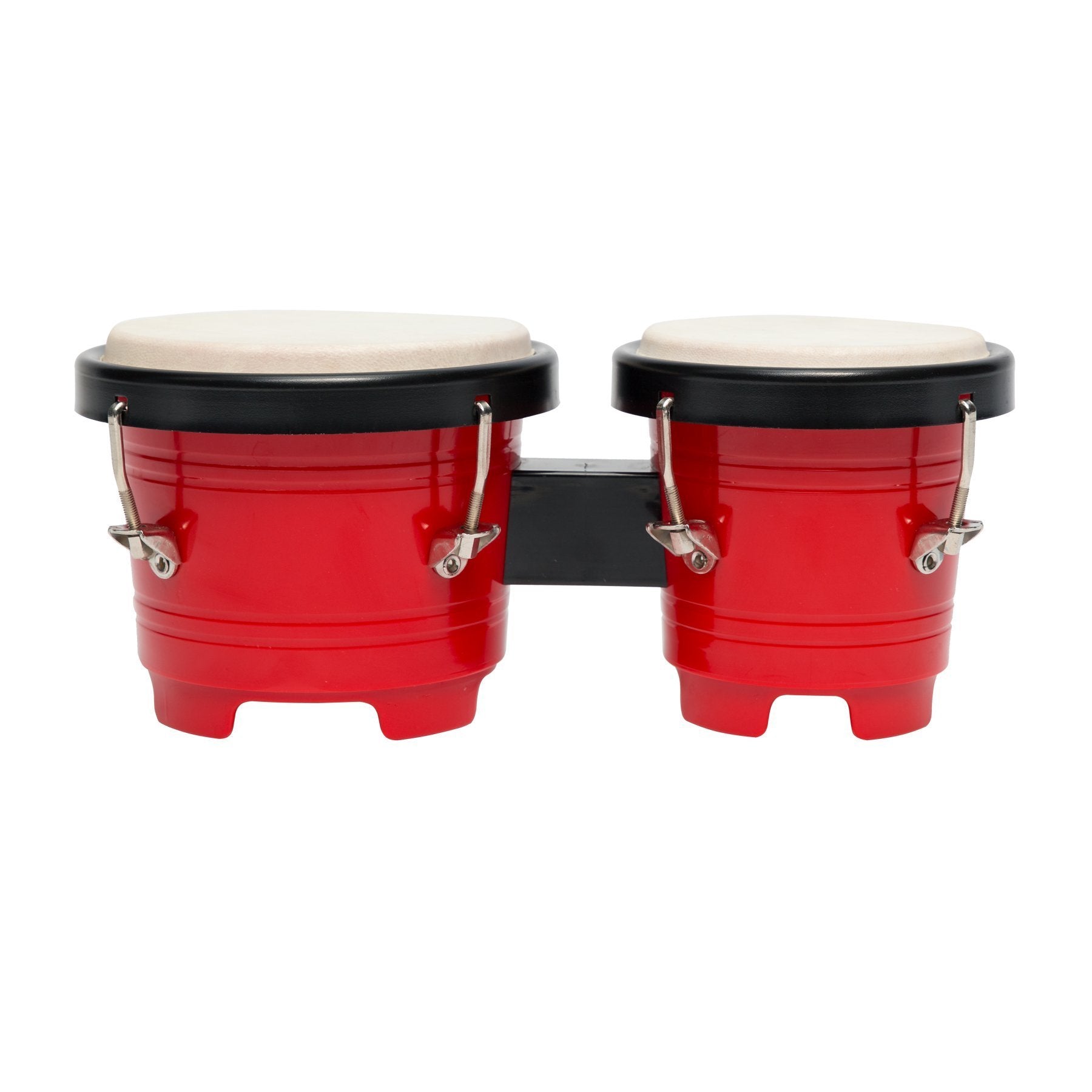 Drumfire 4" and 5" ABS Tuneable Bongos (Red)-DFP-ZHB-R