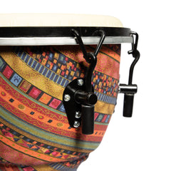 Drumfire 8" Tuneable Synthetic Head Djembe (Multicolour)