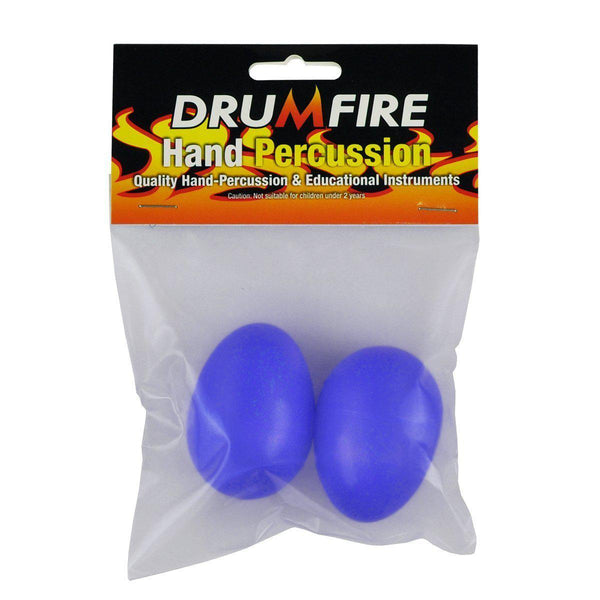 Drumfire Egg Shaker Pair (Blue)
