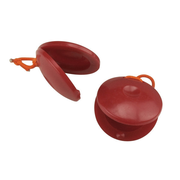 Drumfire Finger Castanets Plastic (Red)-DFP-PFC2-RED