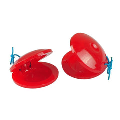 Drumfire Finger Castanets Plastic (Red/Blue)-DFP-PFC2-MUC