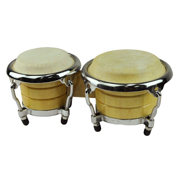 Drumfire Hand Percussion & Bongo Set with Carry Bag (3-Piece)