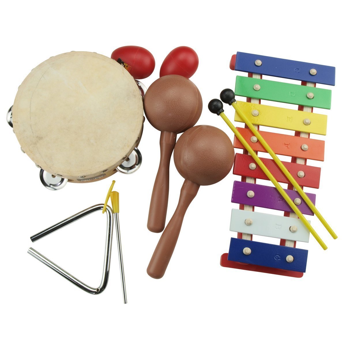 Drumfire Hand Percussion Set with Carry Bag (5-Piece)-DFP-PP10-PLA
