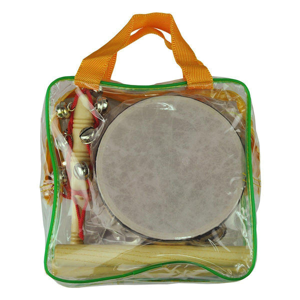 Drumfire Hand Percussion Set with Carry Case (6-Piece)