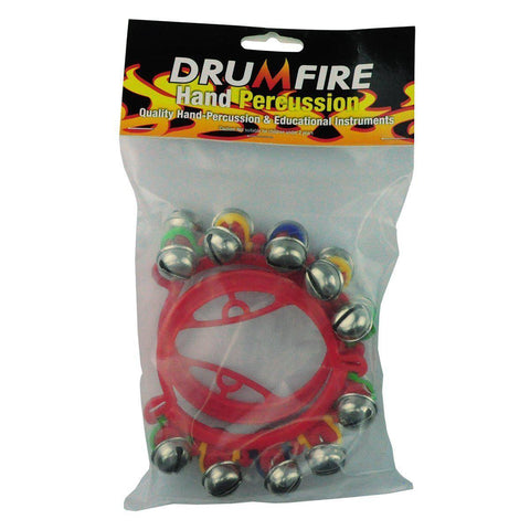 Drumfire Junior Hand Bells (Red)-DFP-HBG10-RED