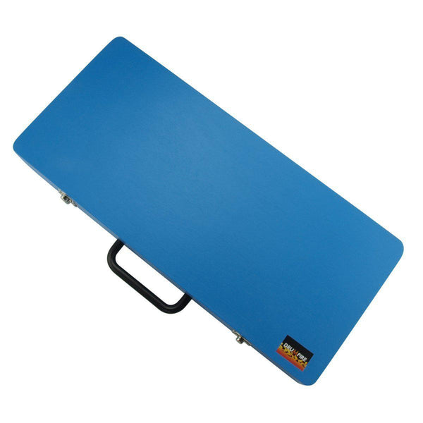 Drumfire Metallophone in Wooden Carry Case (Blue)