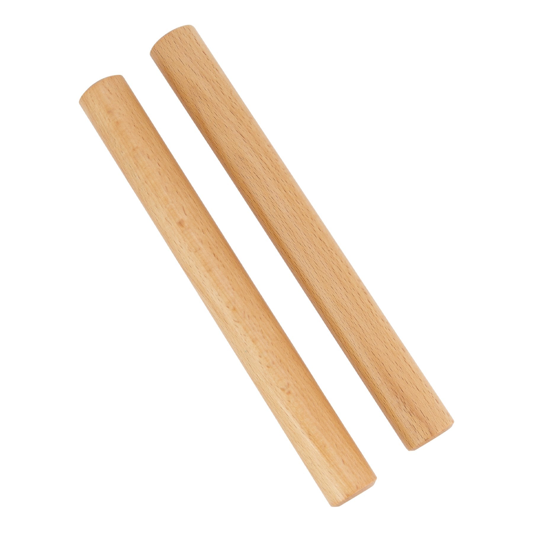 Drumfire Wood Claves (Natural Gloss)-DFP-WC72-NGL