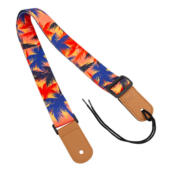 Fretz Hawaiian Style Ukulele Strap (Palm Trees)-FUST-H56