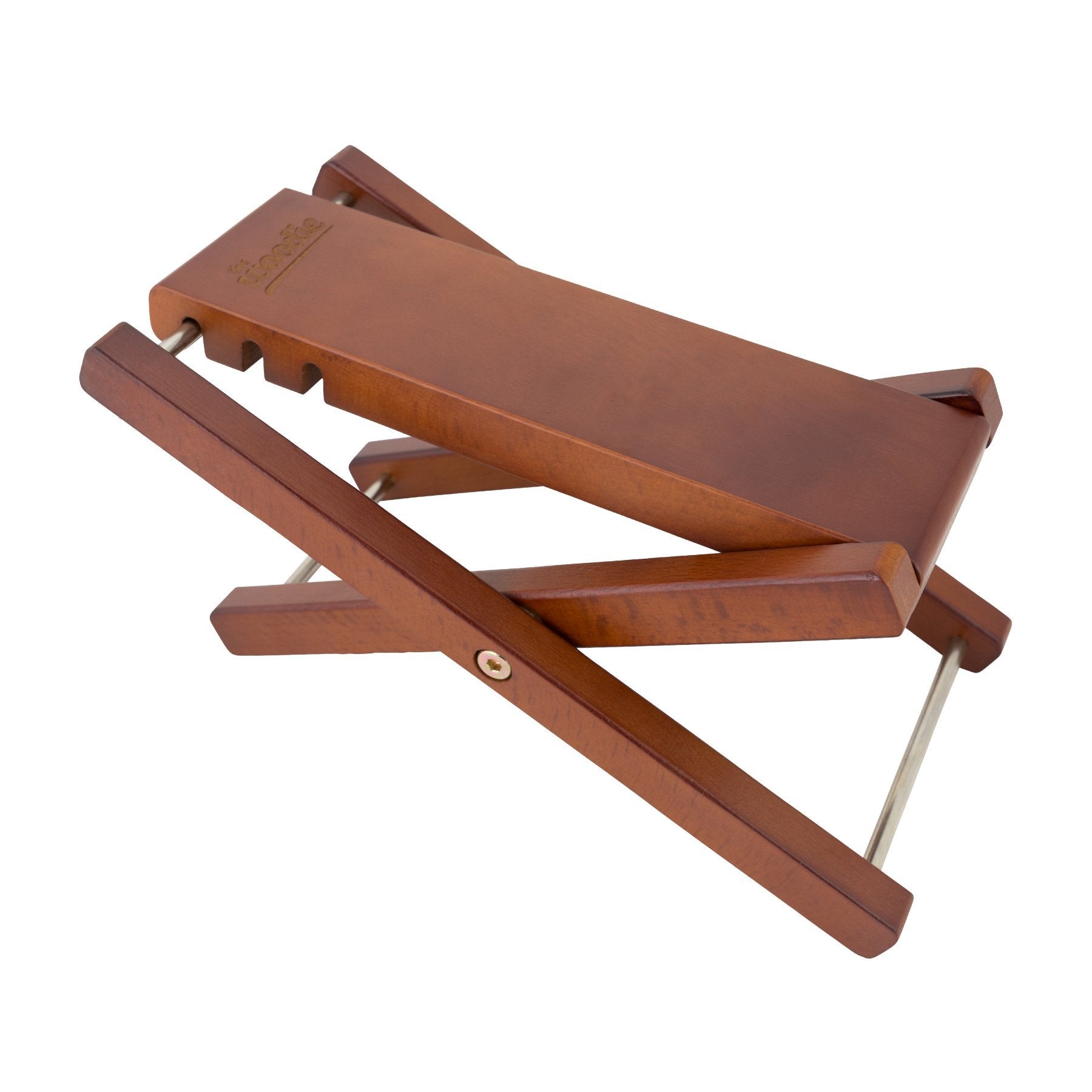 Fretz 'Woodie' Adjustable Guitar Footstool (Natural Stain)-WFTS-2-NST