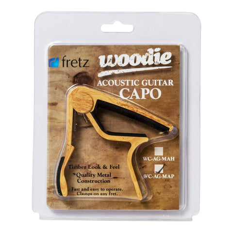 Fretz 'Woodie' Trigger-Style Acoustic Guitar Capo (Maple)-WC-AG-MAP