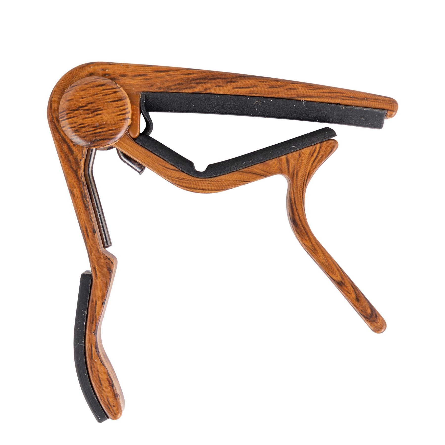 Fretz 'Woodie' Trigger-Style Ukulele Capo (Mahogany)-WC-UKE-MAH