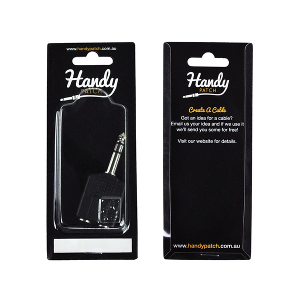 Handy Patch 2 Female Mono to Stereo Phono Adaptor-H-2P-PS