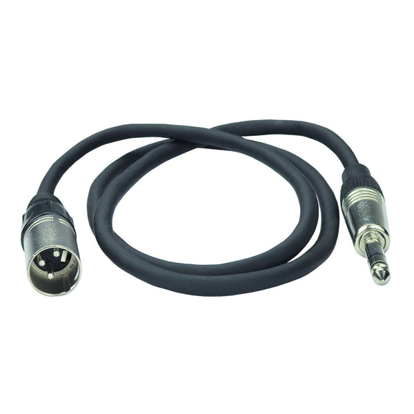 Handy Patch Male XLR to TRS Male Phono Cable (1m)-H-MX-P1MS