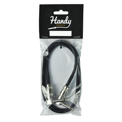 Handy Patch Right Angled to Right Angled Phono Male Cable (1 Metre)