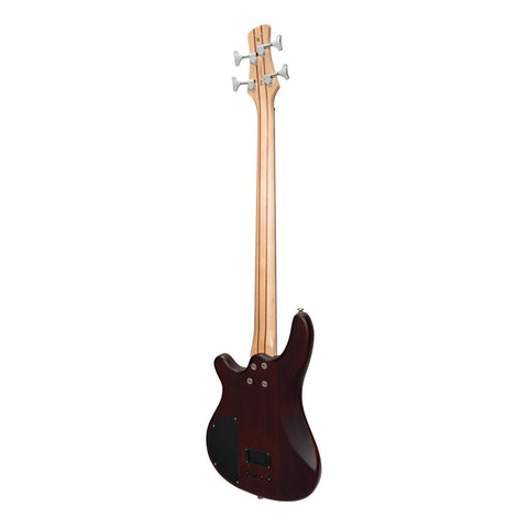 J&D Luthiers '20 Series' 4-String Contemporary Active Electric Bass Guitar (Natural Satin)-JD-2000-SPM