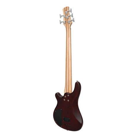 J&D Luthiers '20 Series' 5-String Contemporary Active Electric Bass Guitar (Natural Satin)-JD-2005-SPM