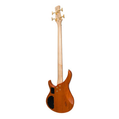 J&D Luthiers '21 Series' 4-String Contemporary Active Electric Bass Guitar (Natural Satin)