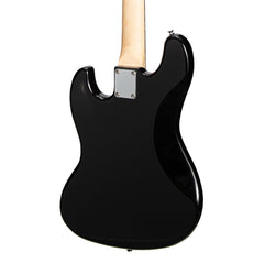 J&D Luthiers 4-String JB-Style Electric Bass Guitar (Black)-JD-JB-BLK