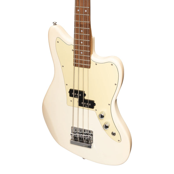 J&D Luthiers 4-String JM-Style Electric Bass Guitar (Cream)