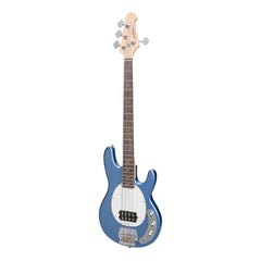 J&D Luthiers 4-String MM-Style Electric Bass Guitar (Metallic Blue)-JD-EM3-RB