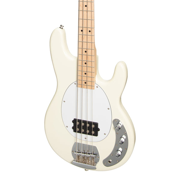 J&D Luthiers 4-String MM-Style Electric Bass Guitar (Vintage White)