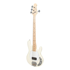 J&D Luthiers 4-String MM-Style Electric Bass Guitar (Vintage White)-JD-EM3-VWH