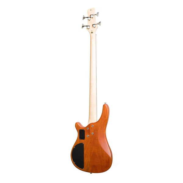 J&D Luthiers 4-String T-Style Contemporary Active Electric Bass Guitar (Natural Satin)