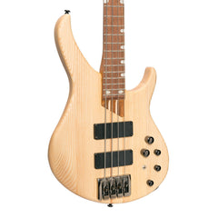 J&D Luthiers '48 Series' 4-String Contemporary Active Electric Bass Guitar (Natural Satin)