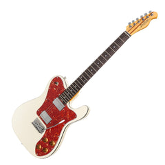 J&D Luthiers Deluxe TE-Style Electric Guitar (Ivory)