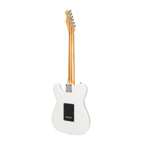 J&D Luthiers Deluxe TE-Style Electric Guitar (White)-JD-TL12-WHT
