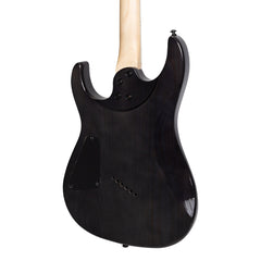 J&D Luthiers FF60 Contemporary Multi-Scale Electric Guitar (Transparent Black)