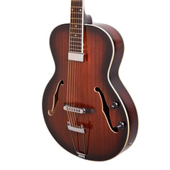 J&D Luthiers Hollow Body Archtop Electric Guitar (Vintage Sunburst)