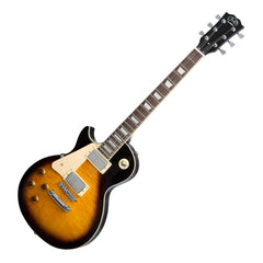J&D Luthiers LP-Style Left Handed Electric Guitar (Vintage Sunburst)