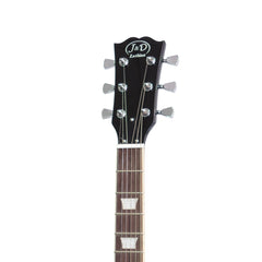 J&D Luthiers LP-Style Left Handed Electric Guitar (Vintage Sunburst)