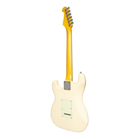 J&D Luthiers Traditional ST-Style Electric Guitar (Vintage White)